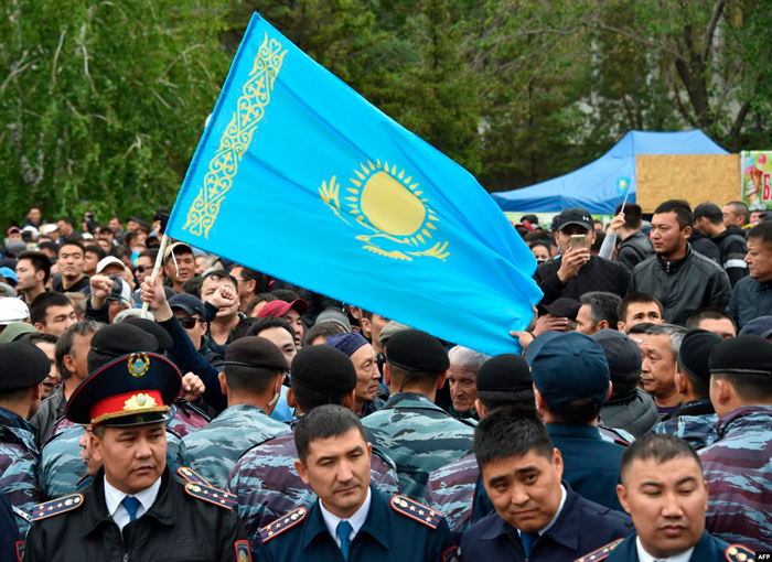 протесты в казахстане
